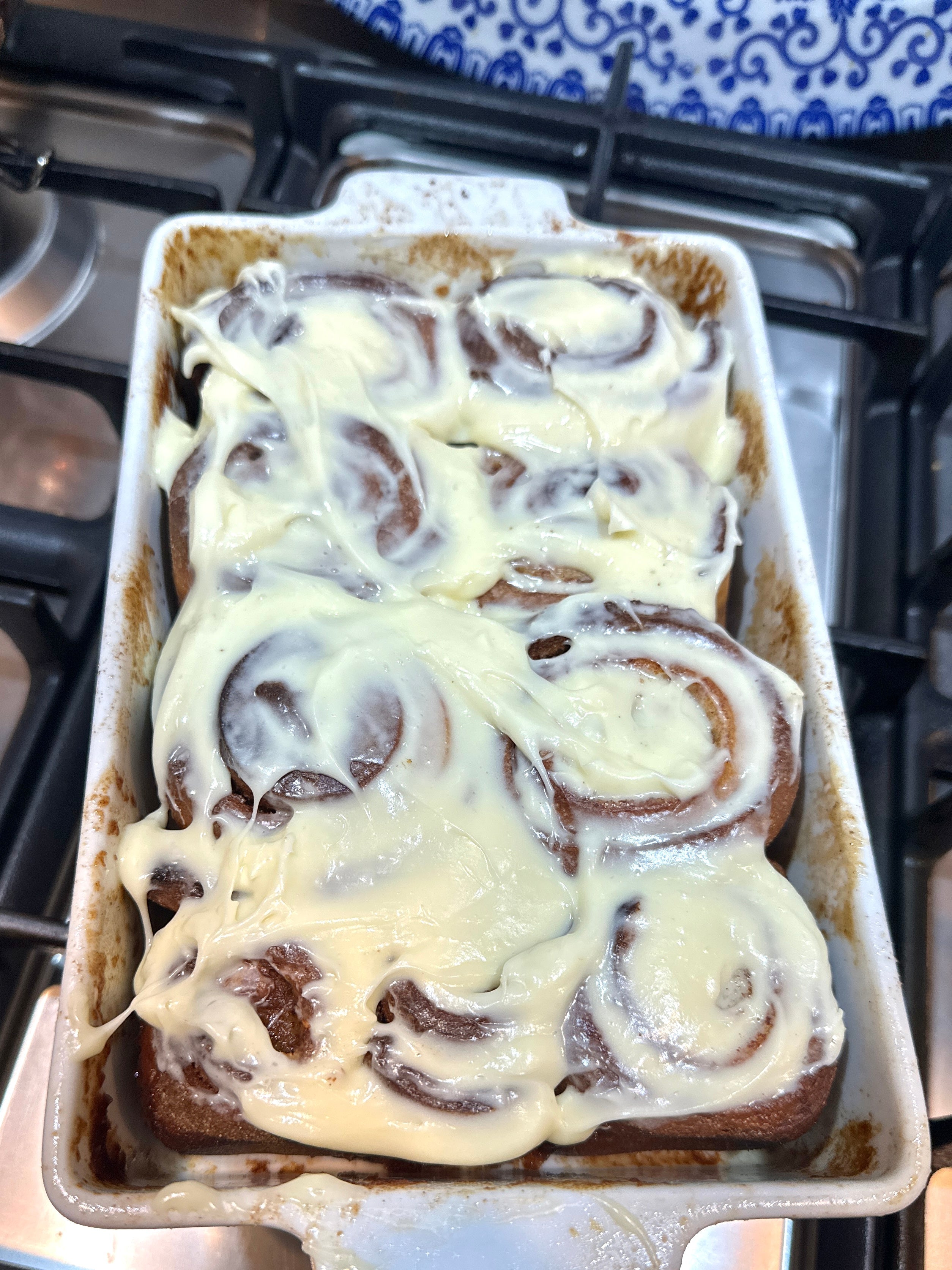 Cinnamon Cream cheese Scrolls recipe by Meaningful Eats -Shared by Karen from Coeliac_at_home
