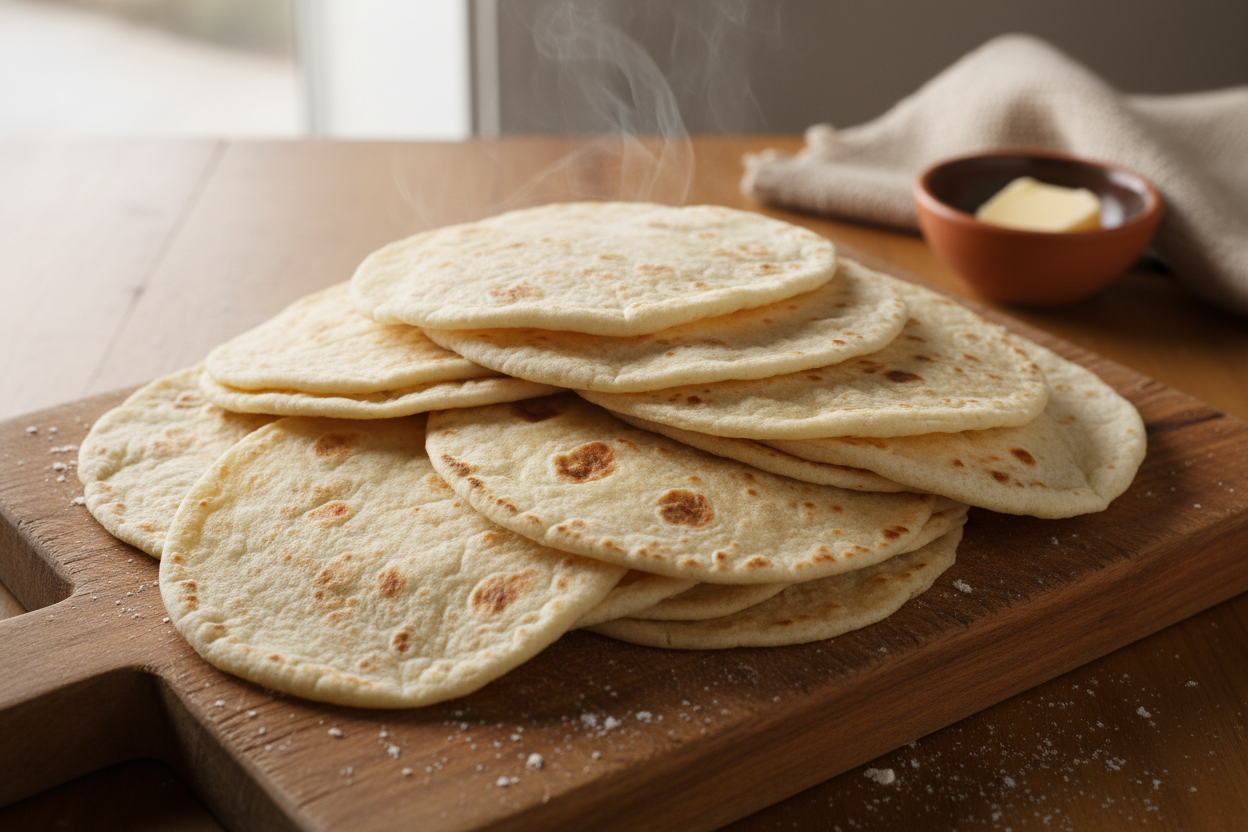 Vegan Gluten Free Flour Tortillas